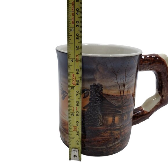 Terry Redlin Wild Wings Rustic Cabin Scene Mug - Picture 9 of 10